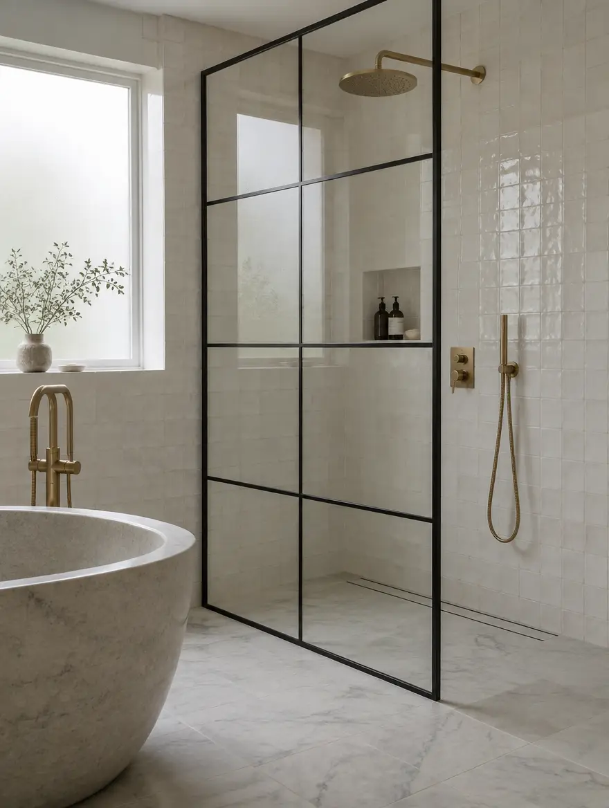 Illustrative image of shower screens