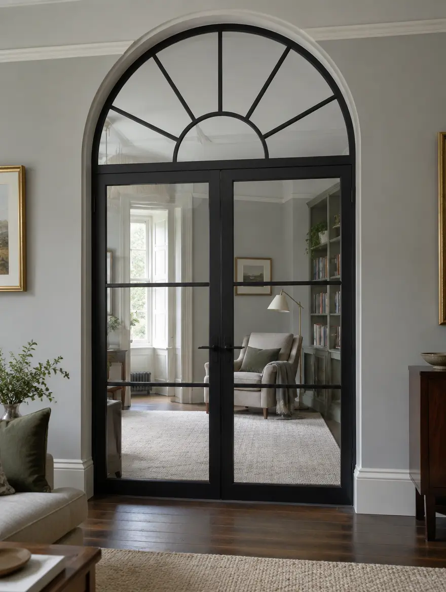 Illustrative image of arched and curved screens